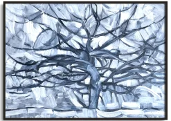 Online Arbre argenté - Piet Mondrian Mondrian
