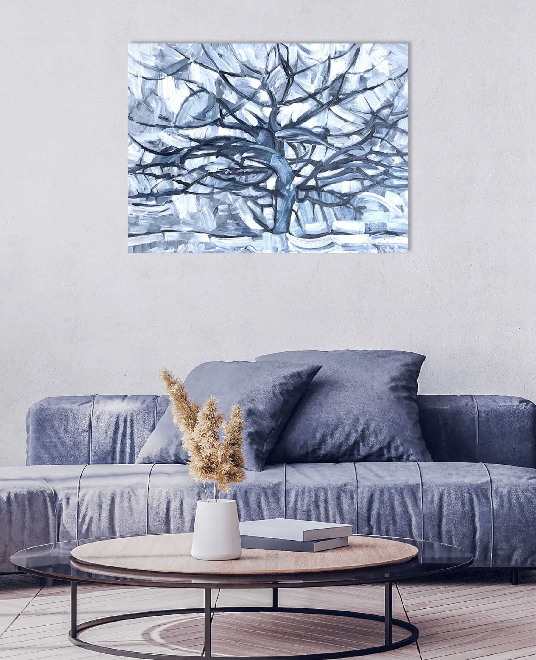 Online Arbre argenté - Piet Mondrian Mondrian