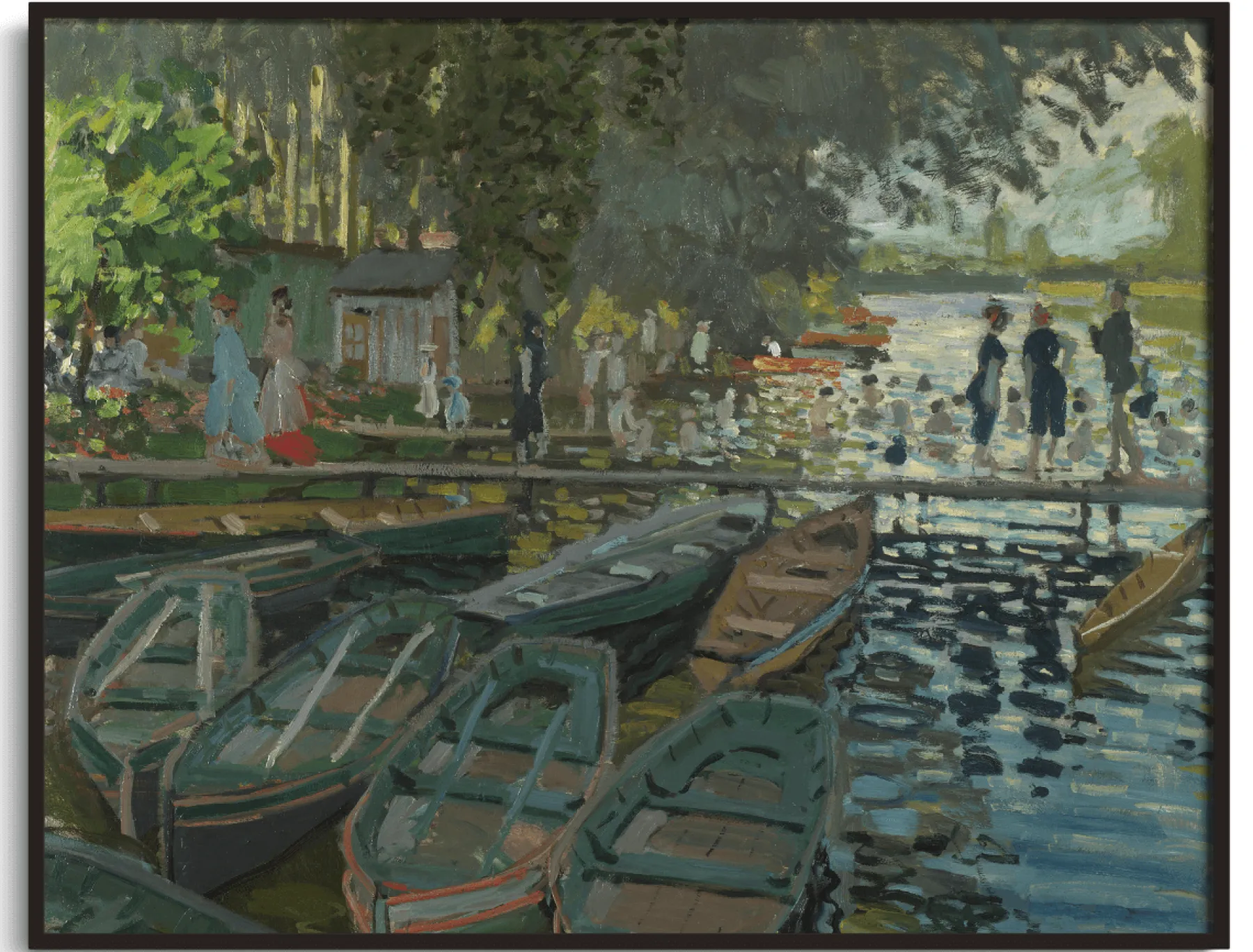 Cheap Baigneurs à la Grenouillère - Claude Monet Monet