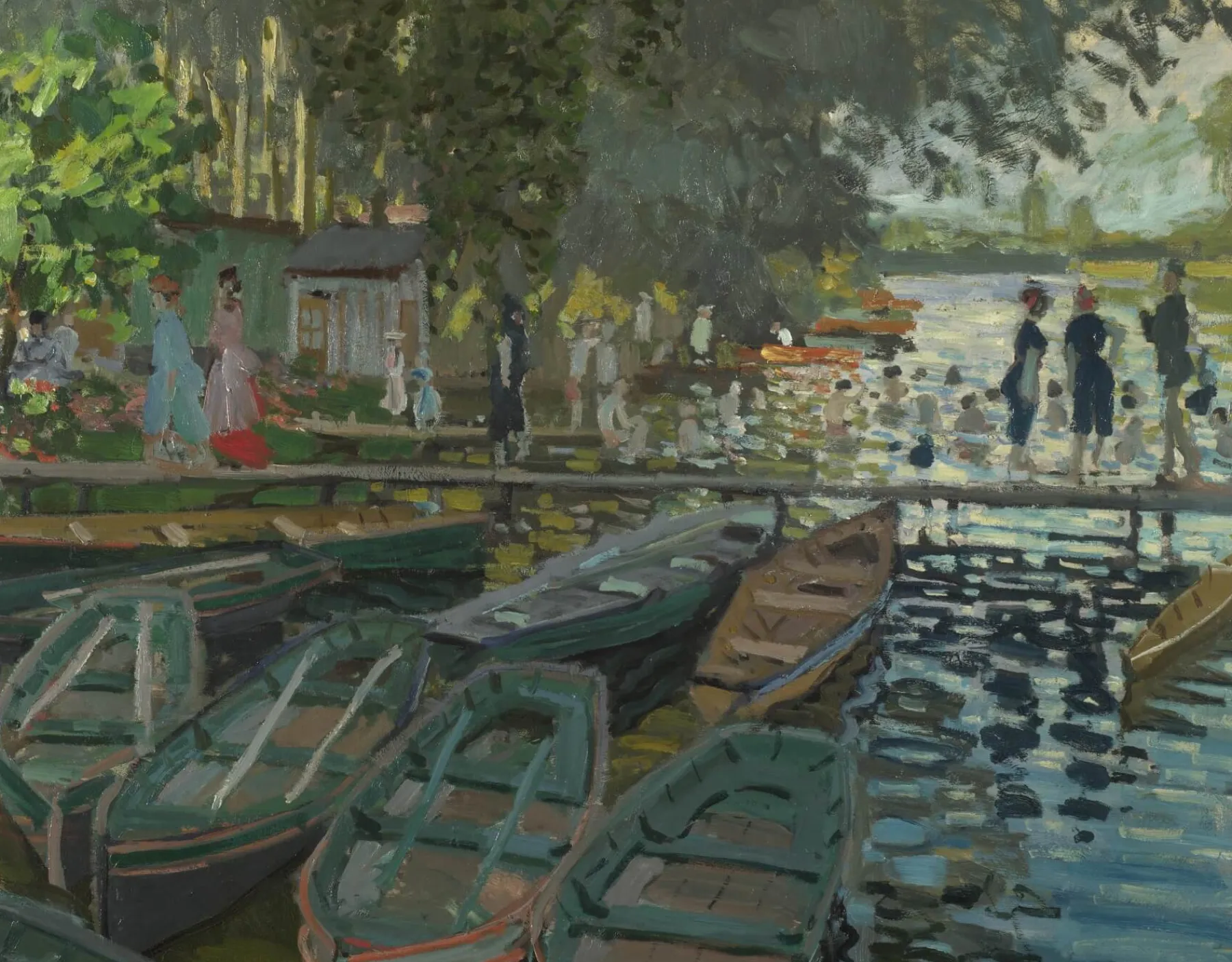 Cheap Baigneurs à la Grenouillère - Claude Monet Monet