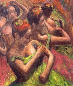 Best Sale Ballerines ajustant leurs robes - Edgar Degas Degas