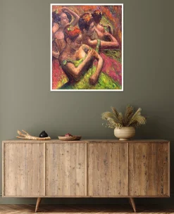 Best Sale Ballerines ajustant leurs robes - Edgar Degas Degas