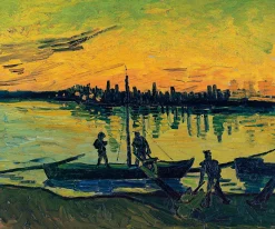 Cheap Barges à charbon - Vincent Van Gogh Van Gogh