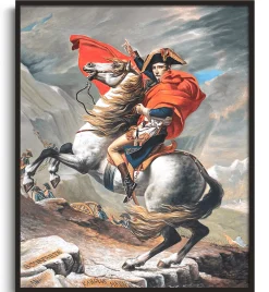 Best Sale Bonaparte franchissant le Grand-Saint-Bernard - Jacques-Louis David David