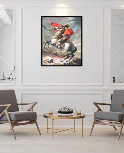 Best Sale Bonaparte franchissant le Grand-Saint-Bernard - Jacques-Louis David David