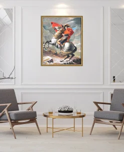 Best Sale Bonaparte franchissant le Grand-Saint-Bernard - Jacques-Louis David David