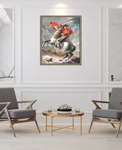 Best Sale Bonaparte franchissant le Grand-Saint-Bernard - Jacques-Louis David David