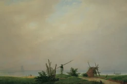Sale Bord de mer avec pêcheur - Caspar David Friedrich Friedrich