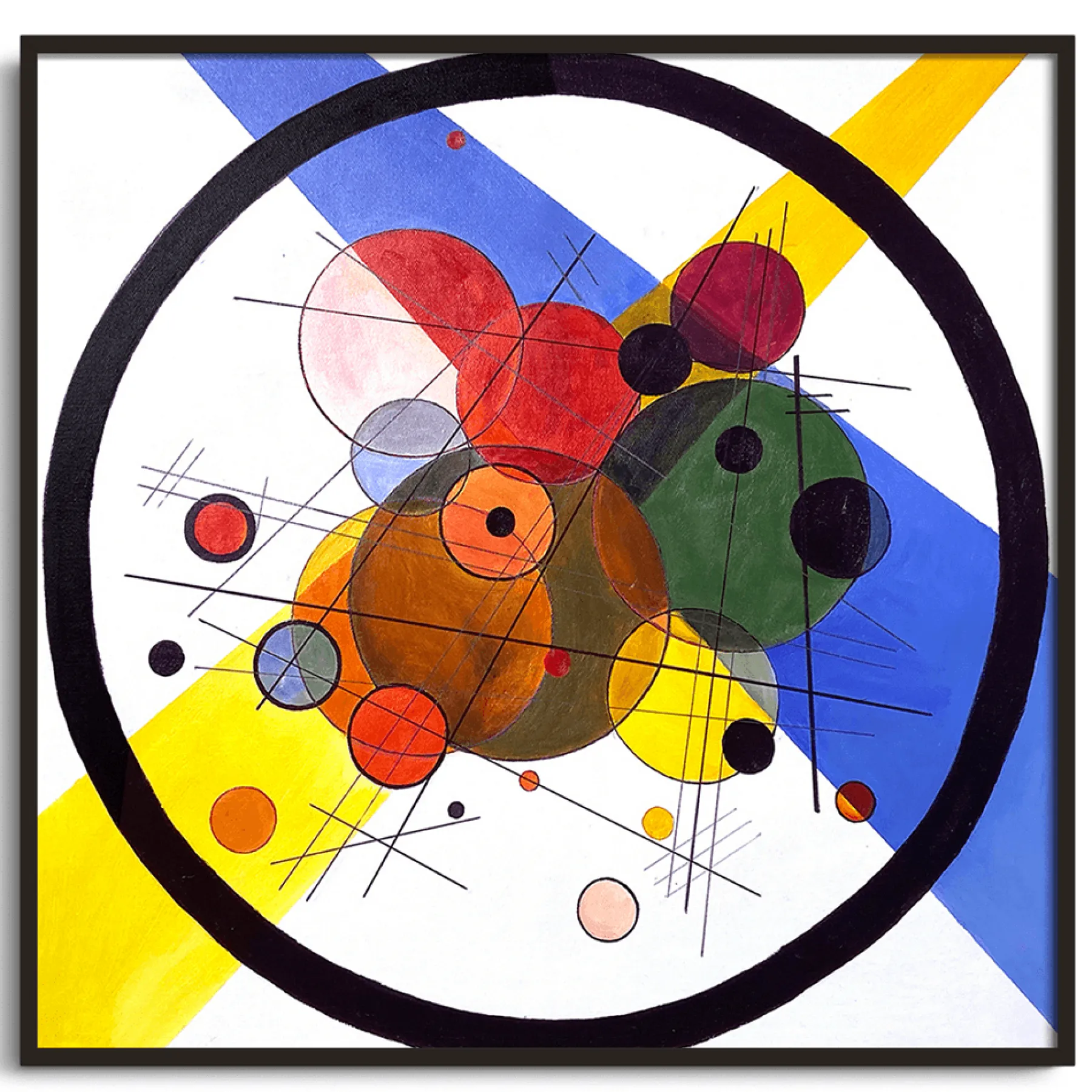 Clearance Cercles dans un cercle - Vassily Kandinsky Kandinsky