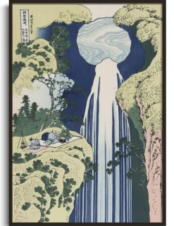 New Champ dans la province d'Owari - Hokusai Hokusai