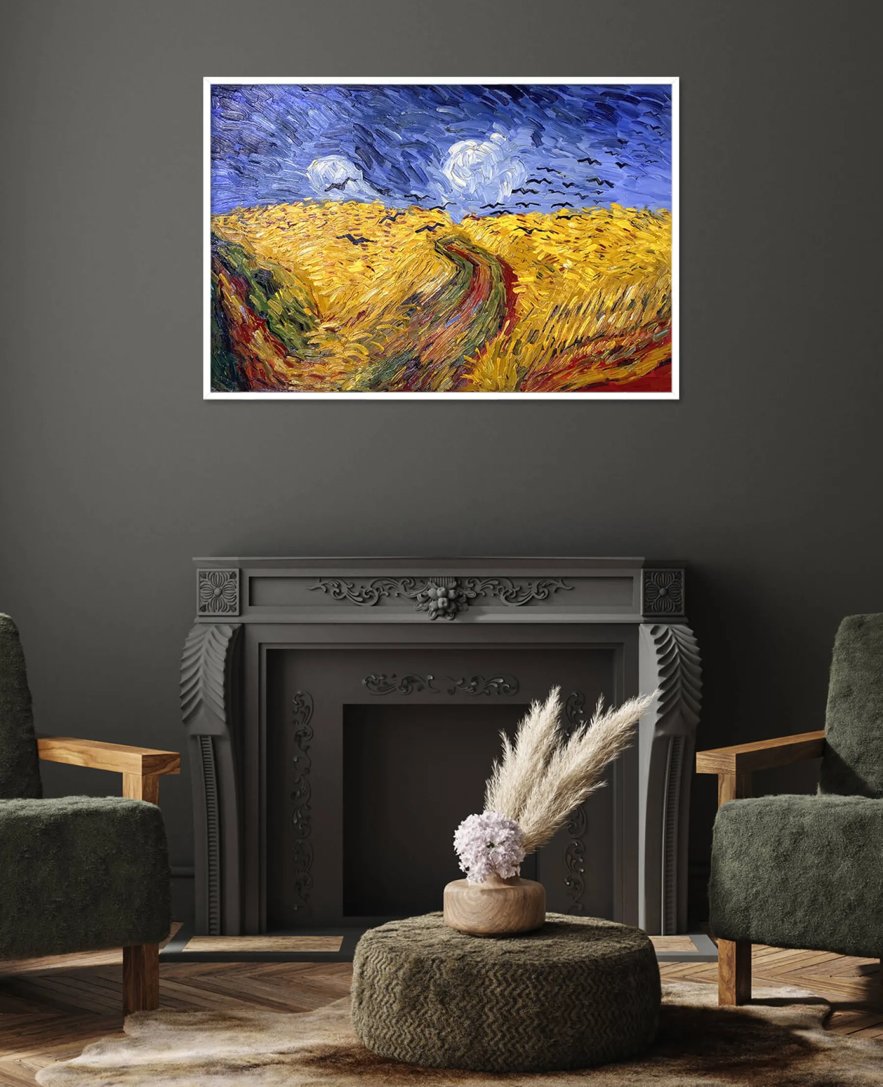 Cheap Champ de blé aux corbeaux - Vincent Van Gogh Van Gogh