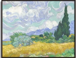 Shop Champ de blé avec cyprès - Vincent Van Gogh Van Gogh