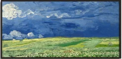 Cheap Champ de blé sous des nuages d'orage - Vincent Van Gogh Van Gogh
