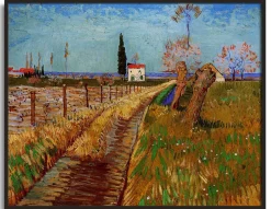 Best Chemin à travers un champ de saules - Vincent Van Gogh Van Gogh