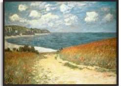 Cheap Chemin dans les blés à Pourville - Claude Monet Monet