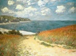 Cheap Chemin dans les blés à Pourville - Claude Monet Monet