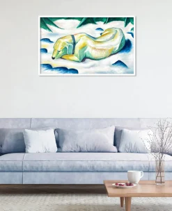 Discount Chien couché dans la neige - Franz Marc Franz Marc
