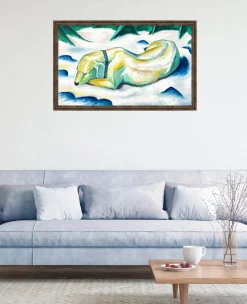 Discount Chien couché dans la neige - Franz Marc Franz Marc