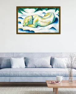 Discount Chien couché dans la neige - Franz Marc Franz Marc