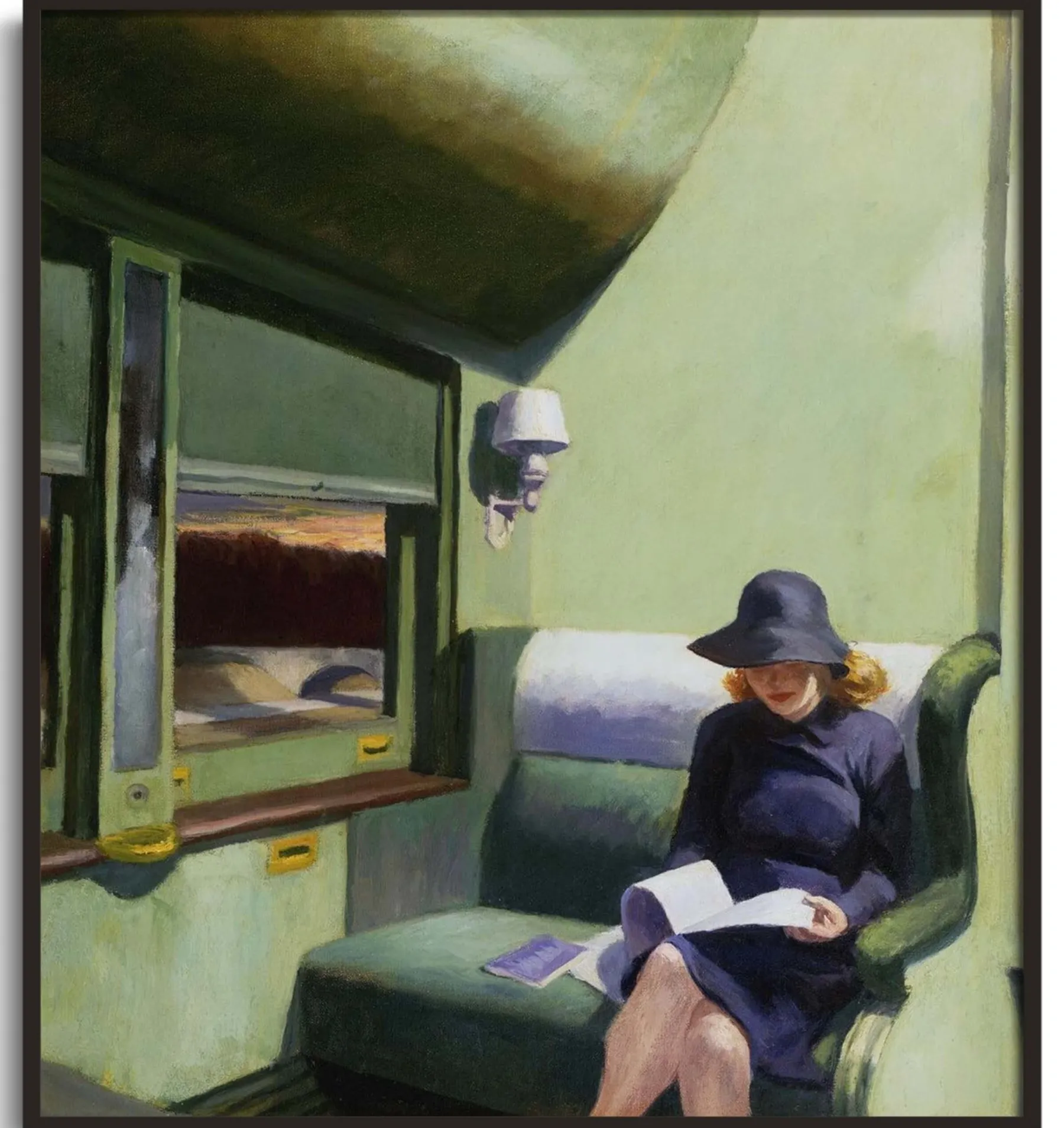 Online Compartment C, Car 293 - Edward Hopper Hopper