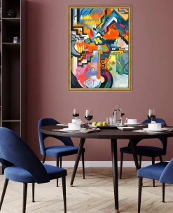 Shop Composition colorée hommage à Bach - August Macke Macke