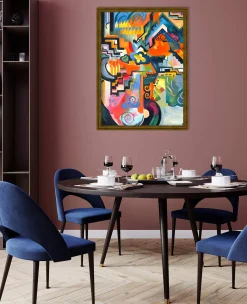 Shop Composition colorée hommage à Bach - August Macke Macke
