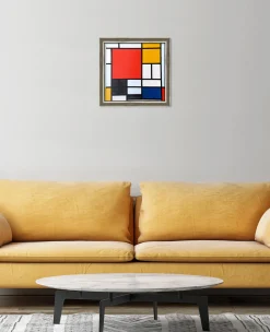 Outlet Composition en Rouge, Jaune, Bleu et Noir - Piet Mondrian Mondrian