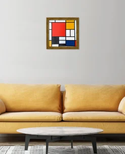 Outlet Composition en Rouge, Jaune, Bleu et Noir - Piet Mondrian Mondrian