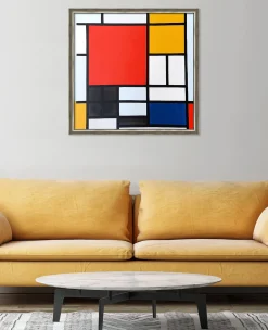 Outlet Composition en Rouge, Jaune, Bleu et Noir - Piet Mondrian Mondrian