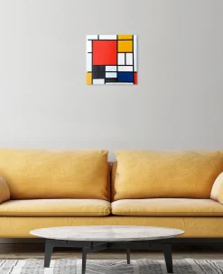 Outlet Composition en Rouge, Jaune, Bleu et Noir - Piet Mondrian Mondrian