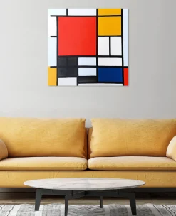 Outlet Composition en Rouge, Jaune, Bleu et Noir - Piet Mondrian Mondrian