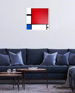 Best Sale Composition II en rouge, bleu et jaune - Piet Mondrian Mondrian