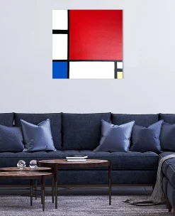 Best Sale Composition II en rouge, bleu et jaune - Piet Mondrian Mondrian