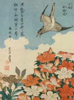 Fashion Coucou et azalées - Hokusai Hokusai