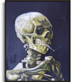 Shop Crâne à la cigarette qui fume - Vincent Van Gogh Van Gogh