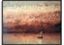 Flash Sale Crépuscule sur le lac de Genève - Gustave Courbet Courbet