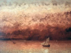 Flash Sale Crépuscule sur le lac de Genève - Gustave Courbet Courbet