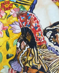 Cheap Dame à l'éventail - Gustav Klimt Klimt