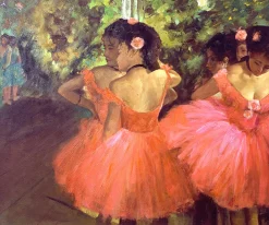 Hot Danseuses en rose - Edgar Degas Degas
