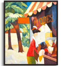 Flash Sale Devant la boutique de chapeaux - August Macke Macke