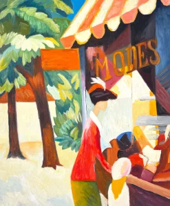Flash Sale Devant la boutique de chapeaux - August Macke Macke