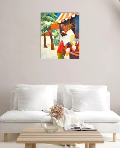 Flash Sale Devant la boutique de chapeaux - August Macke Macke