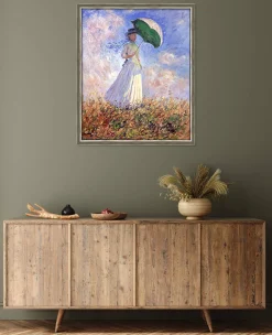 Flash Sale Femme à l'ombrelle tournée vers la droite - Claude Monet Monet