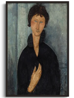 Best Sale Femme aux yeux bleus - Amedeo Modigliani Modigliani