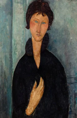 Best Sale Femme aux yeux bleus - Amedeo Modigliani Modigliani