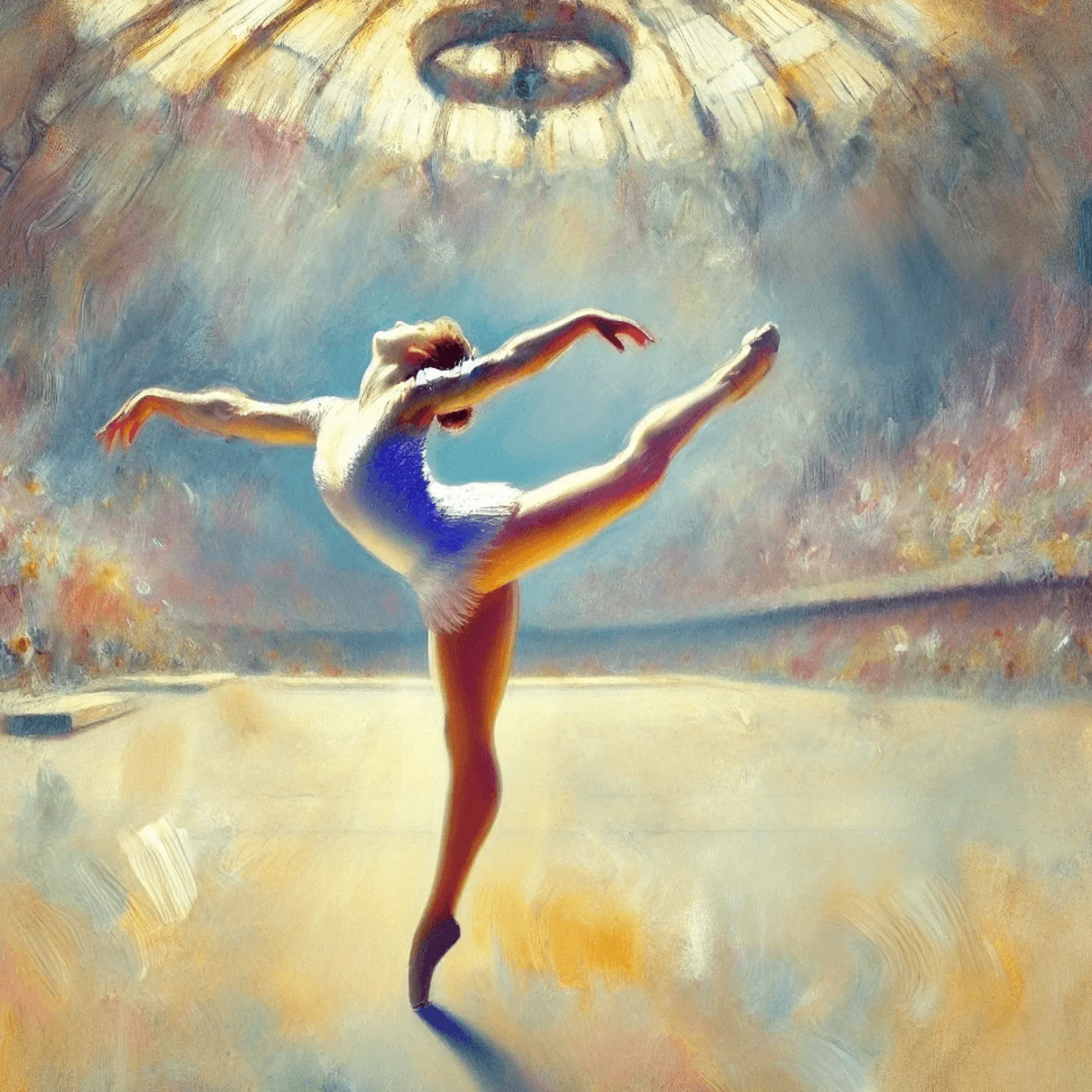 Clearance Gymnaste en blanc x Degas Degas