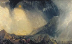 Online Hannibal traversant les Alpes - William Turner Turner