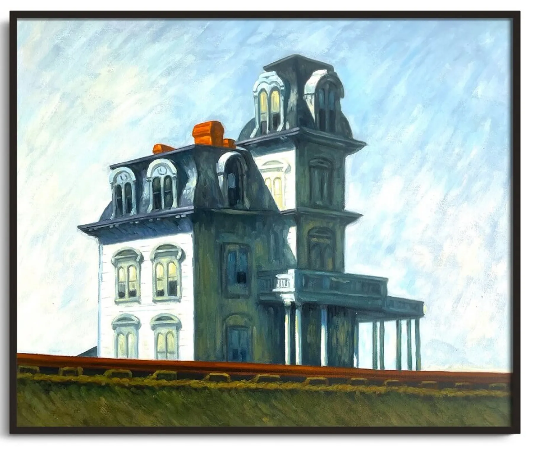 Clearance House by the Railroad - Edward Hopper Hopper