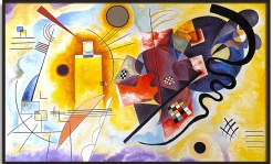 Hot Jaune-rouge-bleu - Vassily Kandinsky Kandinsky