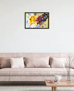 Hot Jaune-rouge-bleu - Vassily Kandinsky Kandinsky